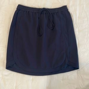 Navy J Crew skirt with pockets